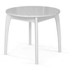 Стол DikLine M46 белый/стекло белое optiwhite