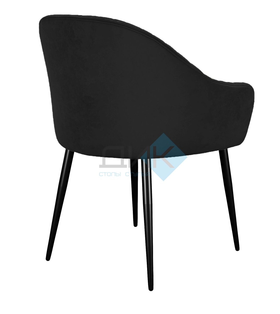 Стул DikLine 440 K21 черный, ножки черные