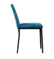 Стул DikLine 270 M19 бирюза, ножки черные