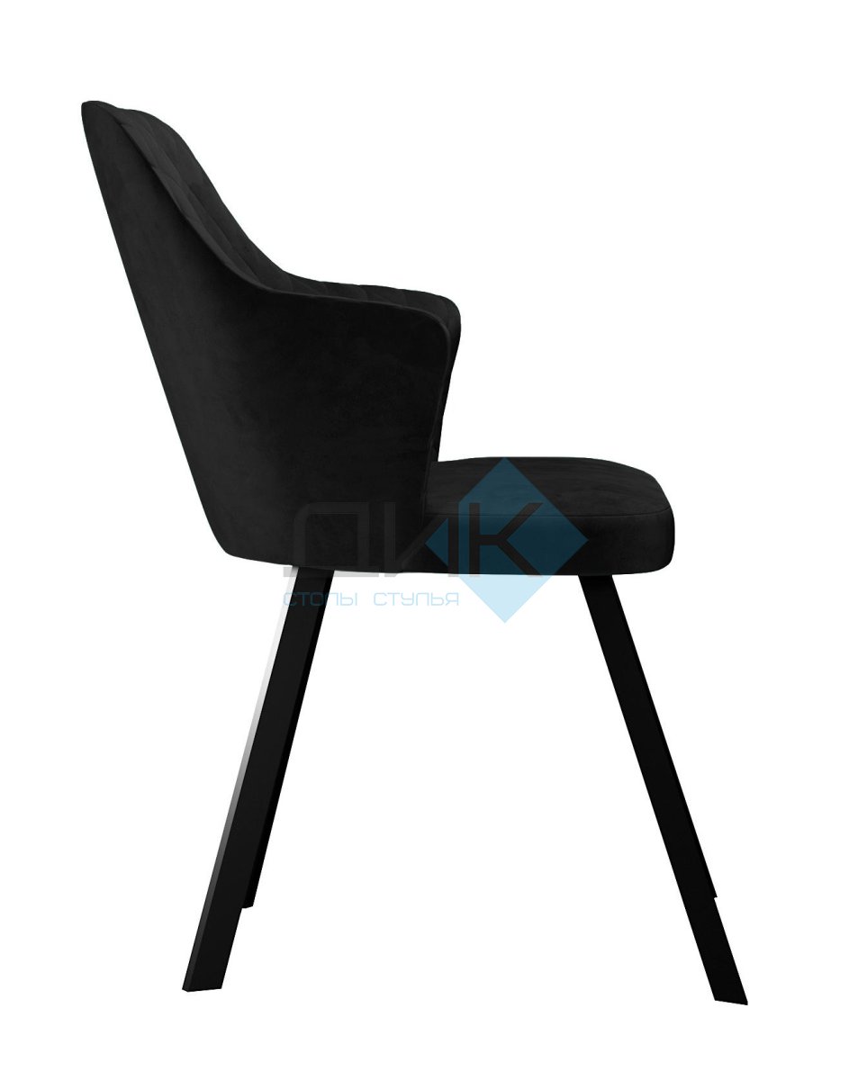 Стул DikLine 345 K21 черный, ножки черные