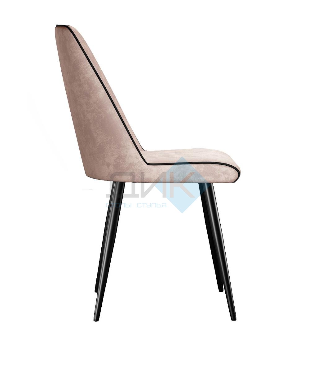 Стул DikLine 324 поворотный B03 BEIGE, ножки черные