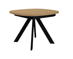 Стол DikLine B110 Дуб Каселла натуральный/опоры черные