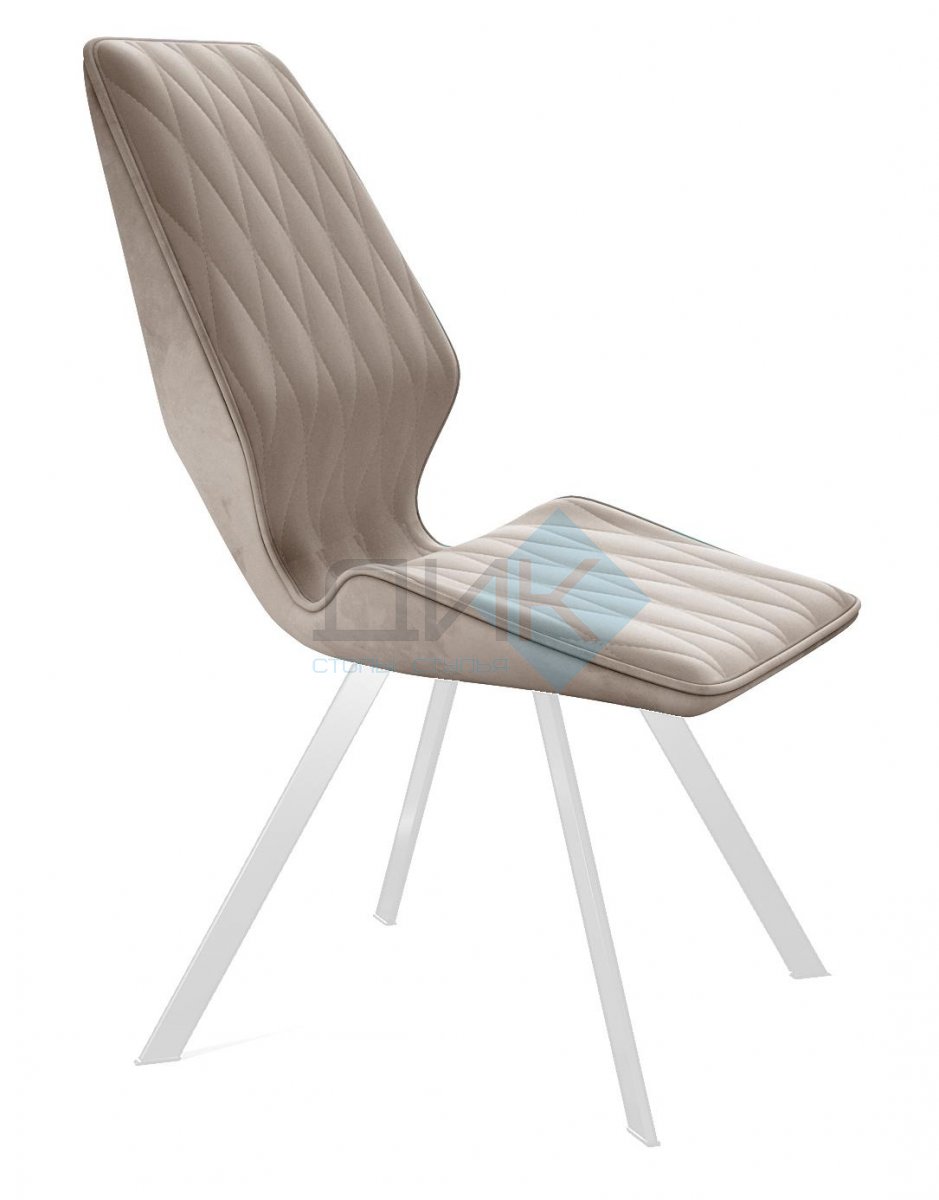 Стул DikLine 242M B03 BEIGE/ ножки белые