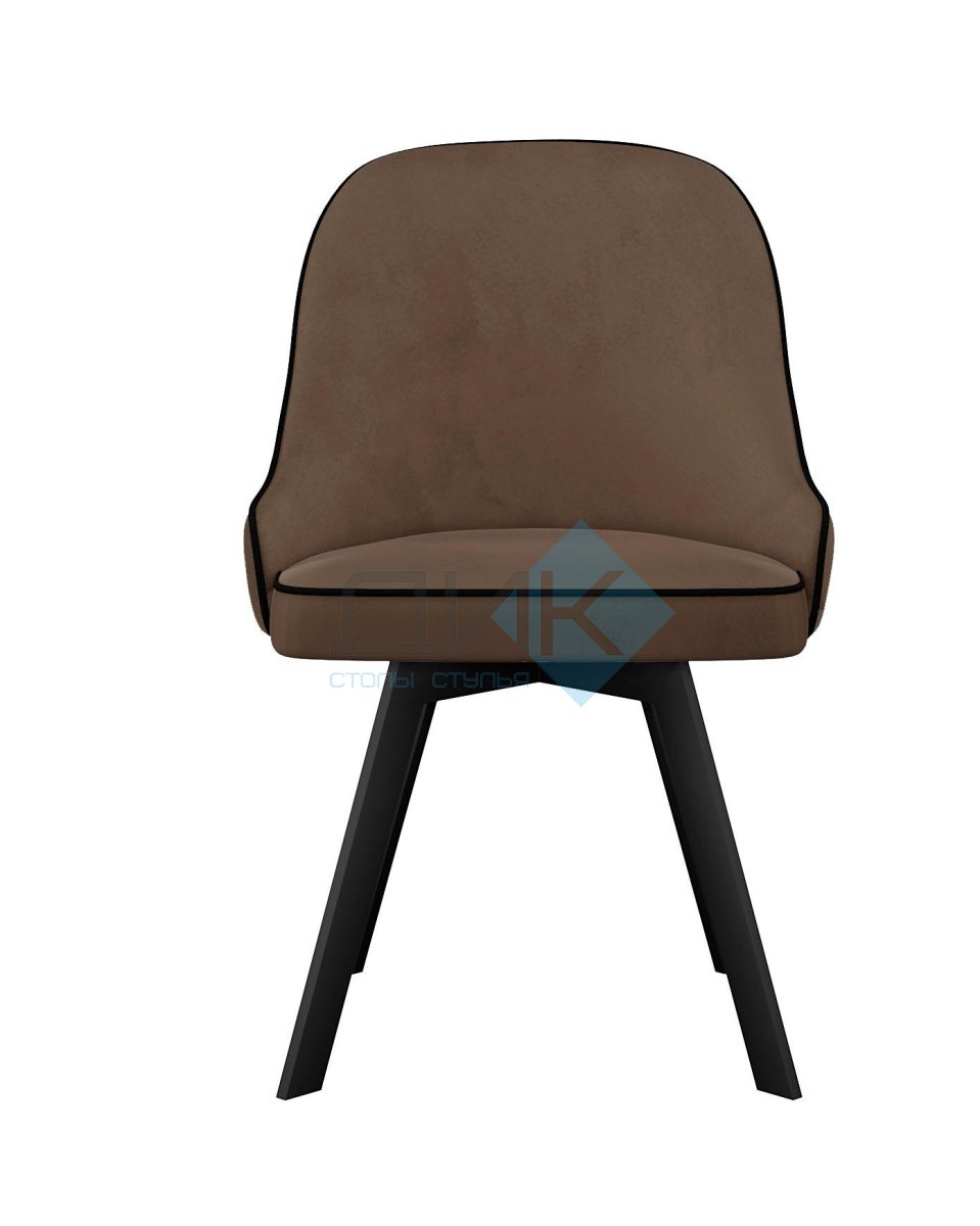 Стул DikLine 266M поворотный, E09 капучино, ножки черные