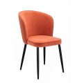 Стул DikLine 347 P09/L05 терракотовый, ножки черные