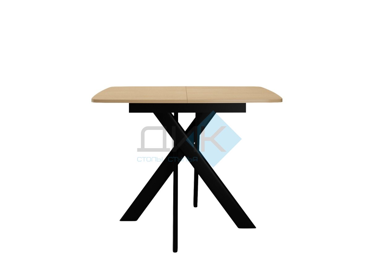 Стол DikLine DB110 Дуб Каселла натуральный/опоры черные