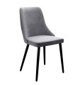 Стул DikLine 286 TW09 светло-серый, ножки черные