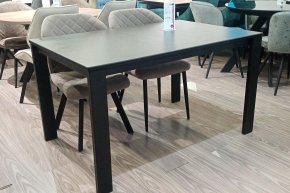 Стол DikLine DKT130 Керамика мрамор Бронза Образец в салоне ТЦ Румянцево