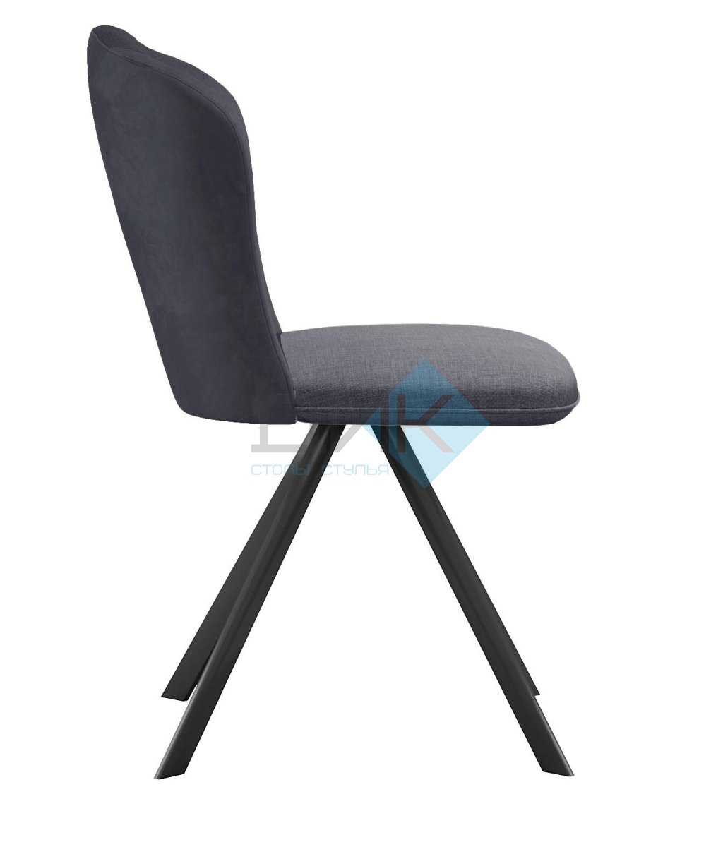 Стул DikLine 299 поворотный NS13 GRAPHITE/C56 серый, ножки черные