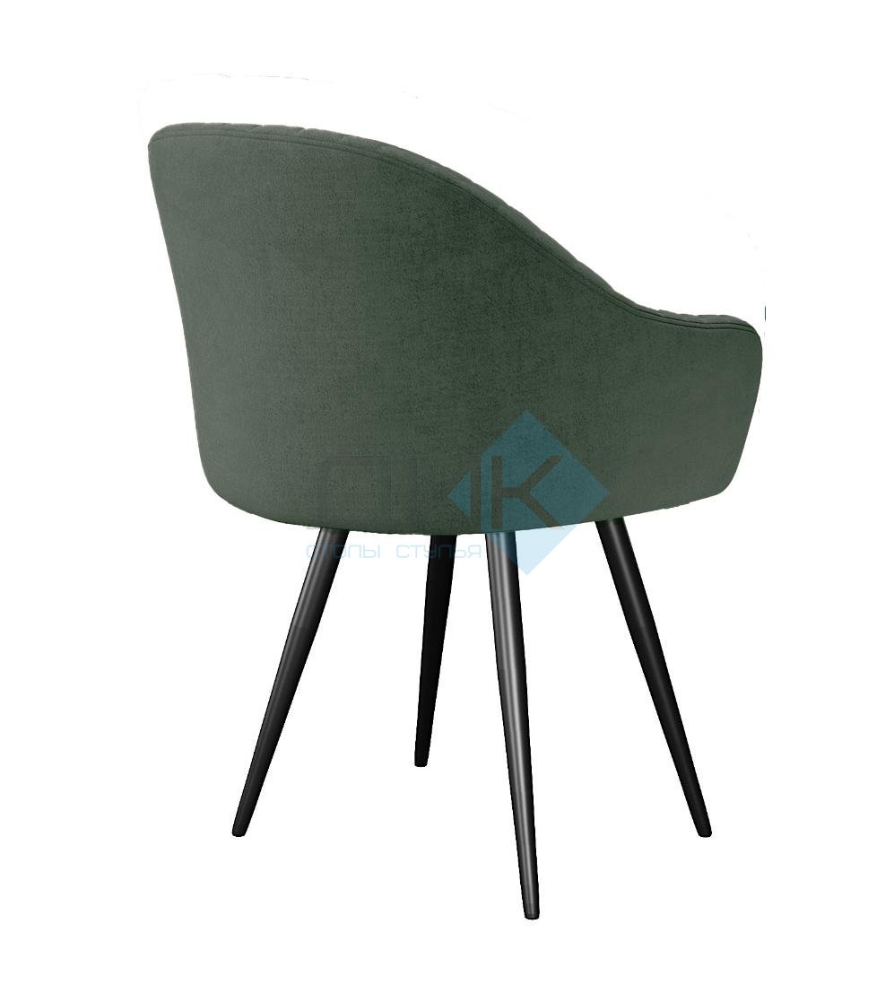 Стул DikLine 439М поворотный, T14 зеленый, ножки черные