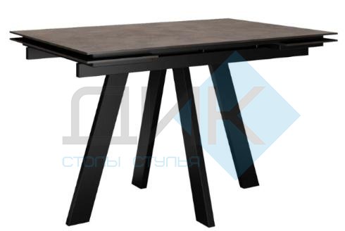 Стол DikLine DM110 Хромикс бронза/опоры черные