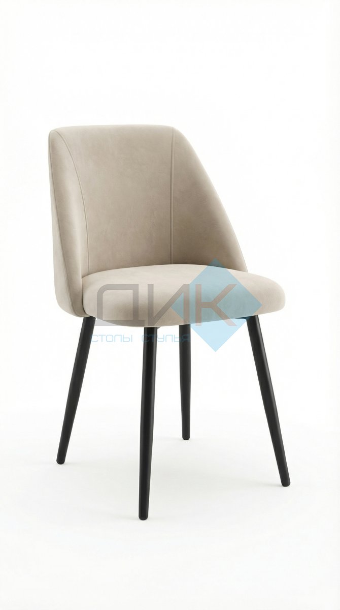 Обеденная зона: Стол DikLine DI100 + стулья Dikline 335 (2 шт)