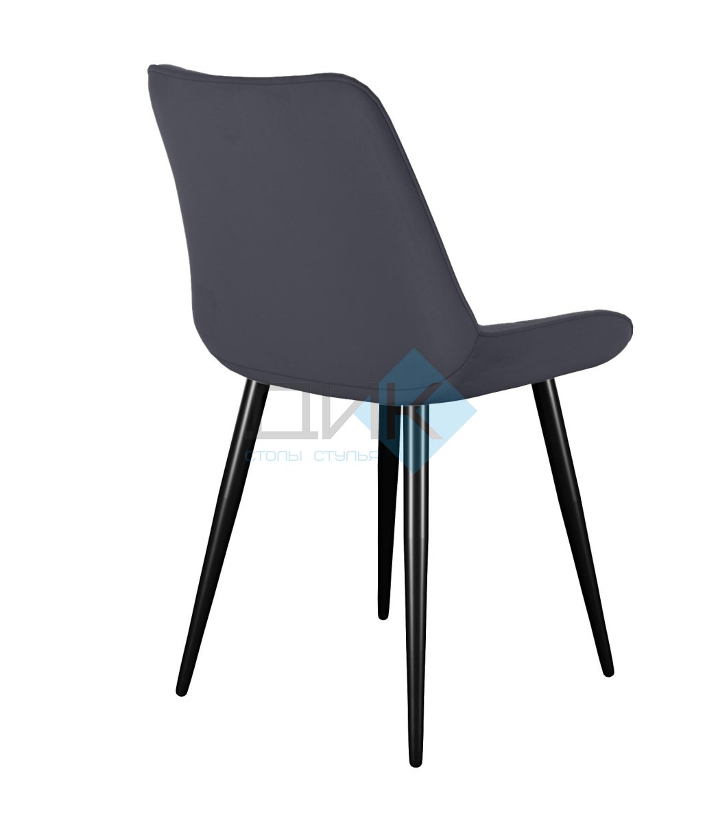Стул DikLine 226 поворотный B28 ANTRACITE, ножки черные