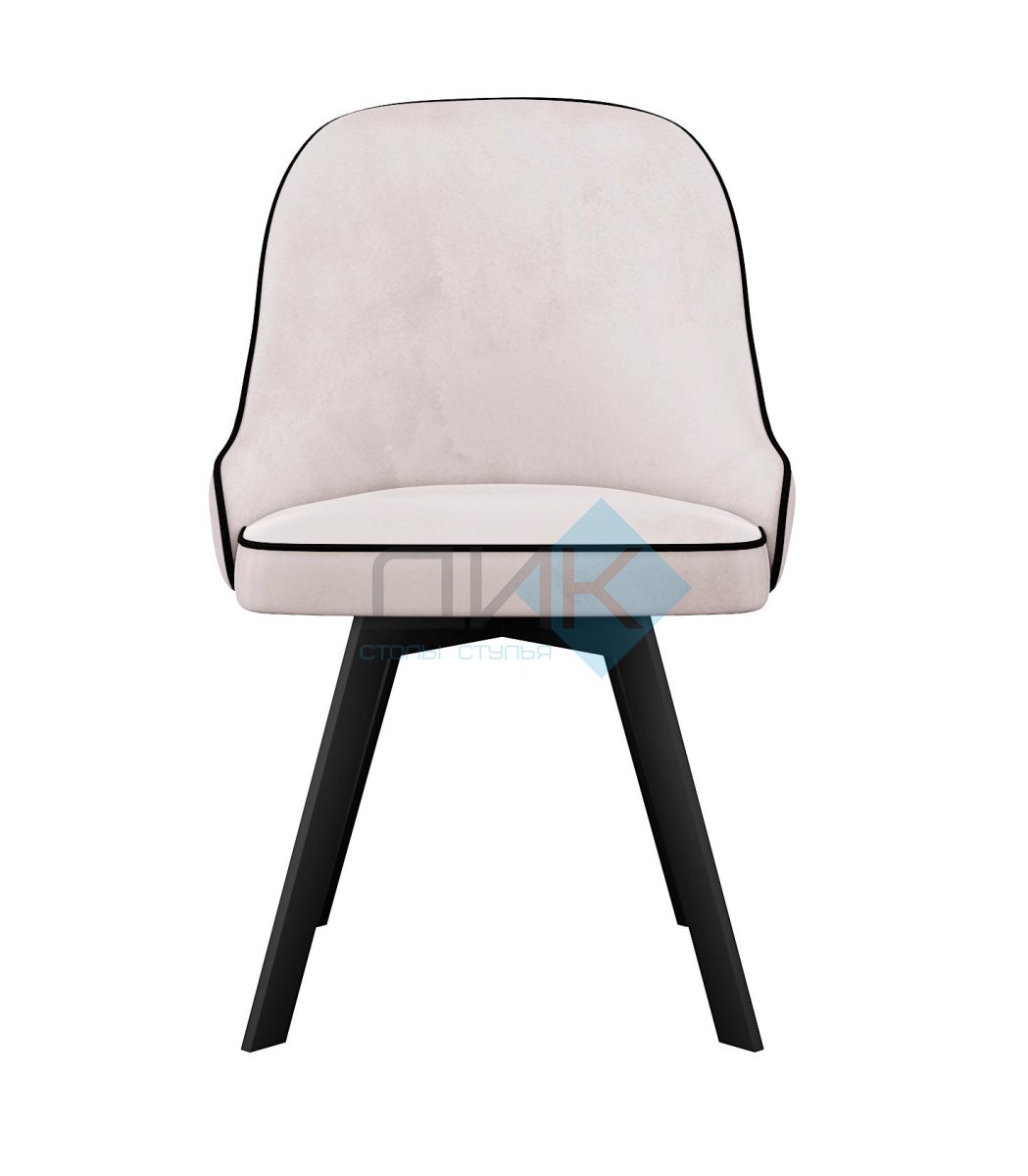 Стул DikLine 266M поворотный, E52 бежевый, ножки черные