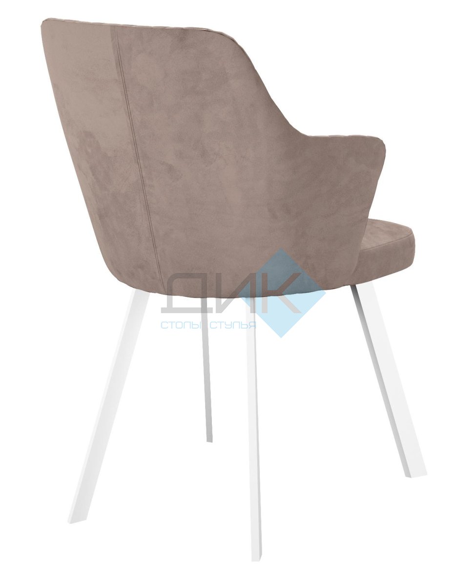 Стул DikLine 345 K4 капучино, ножки белые