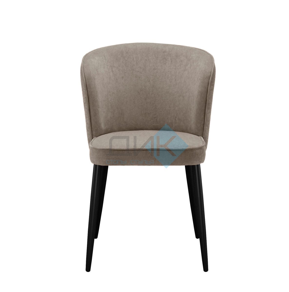 Стул DikLine 347 P03/L03 бежевый, ножки черные