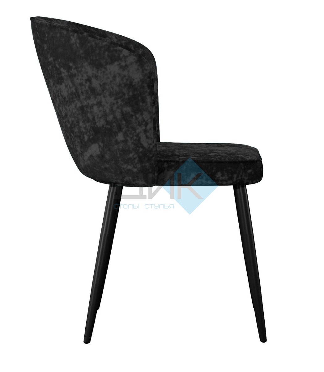 Стул DikLine 348 поворотный M18 черный, ножки черные