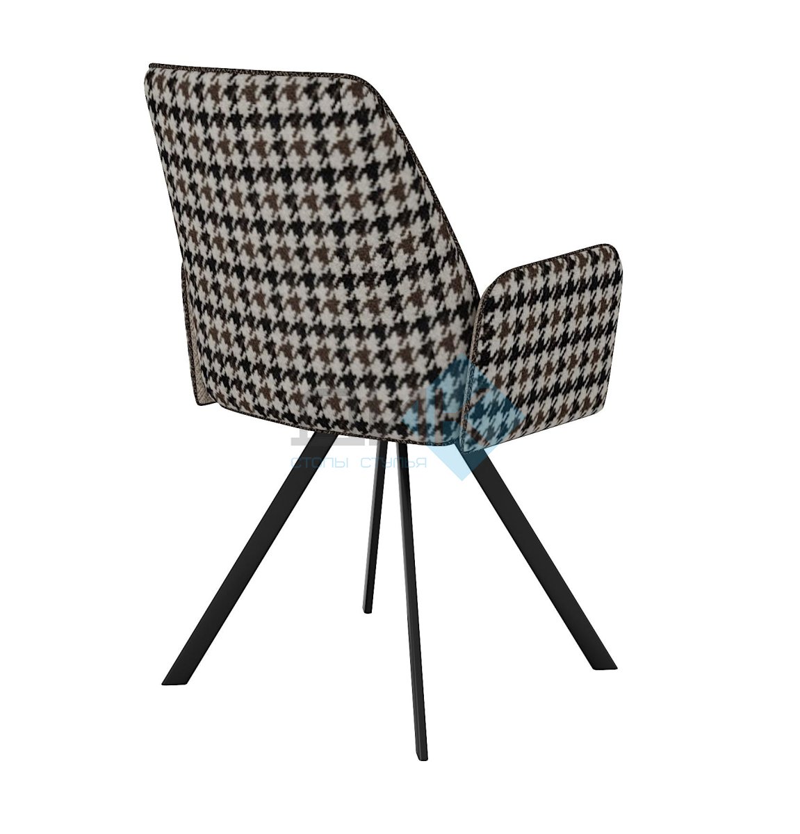 Стул DikLine 293 поворотный SB4/A2 бежевый, ножки черные