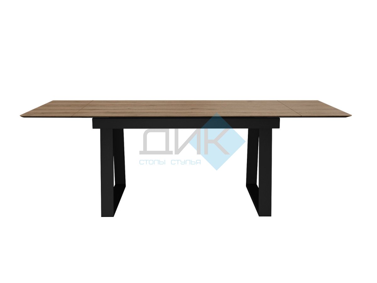 Стол DikLine DZ160 дуб галифакс/черный (2 уп.)