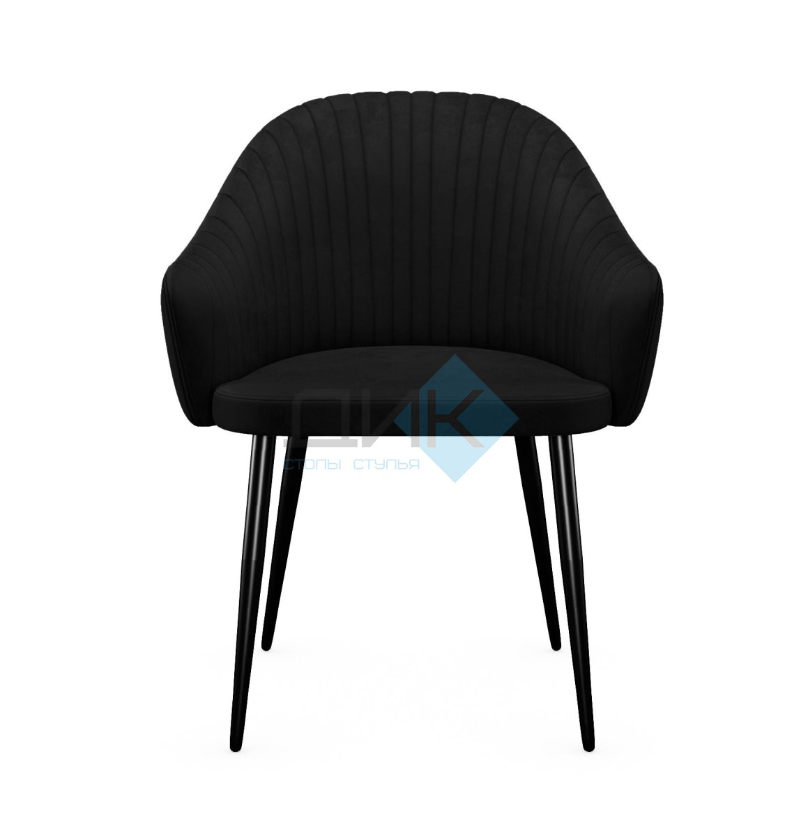 Стул DikLine 440 K21 черный, ножки черные