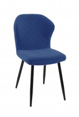 Стул DikLine 239М микровелюр Z20 синий, ножки черные