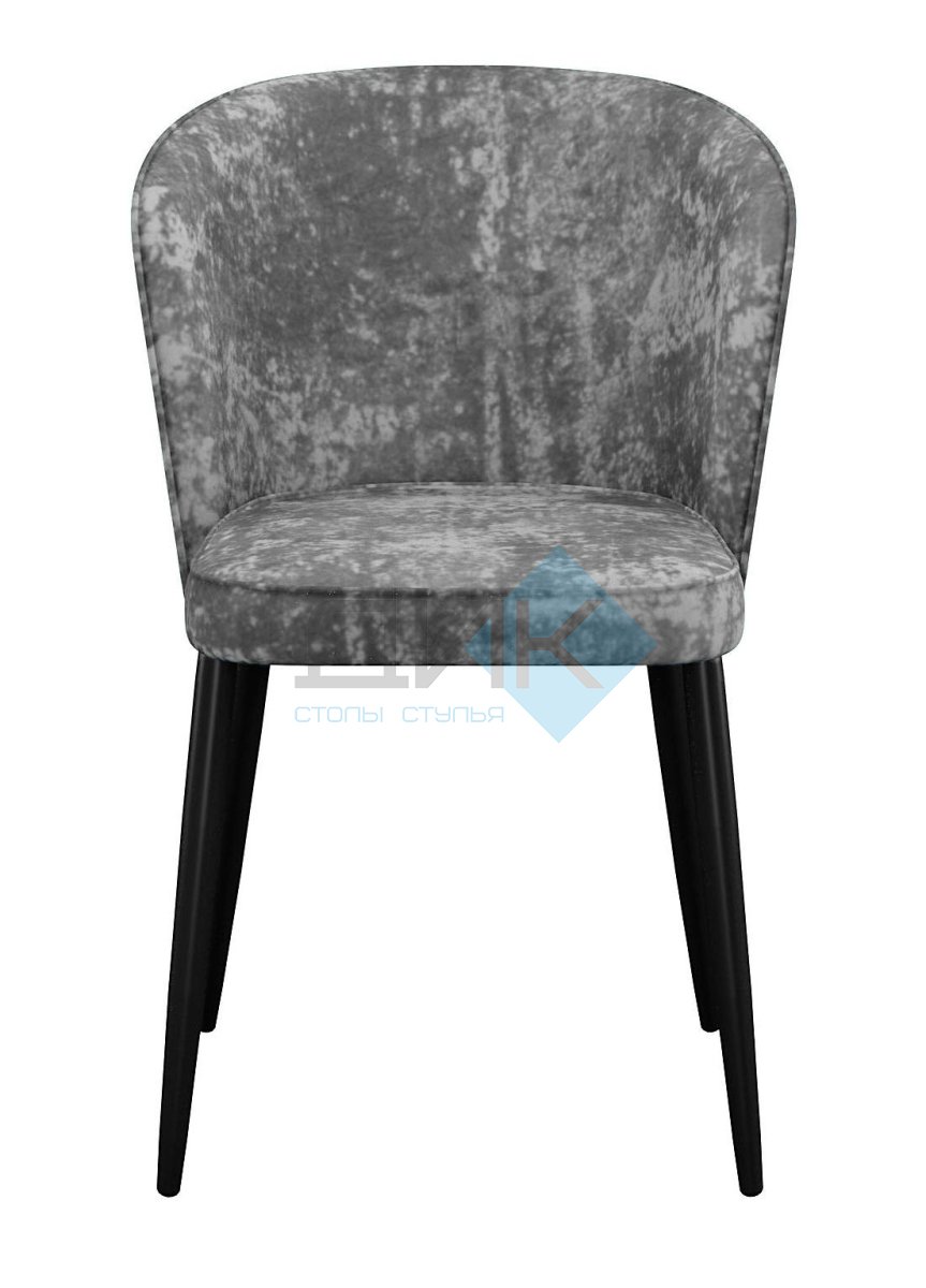 Стул DikLine 348 поворотный M13 светло-серый, ножки черные