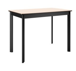 Стол DikLine LK90 Керамика Krater Perla (бежевый матовый) /подстолье черное/опоры черные