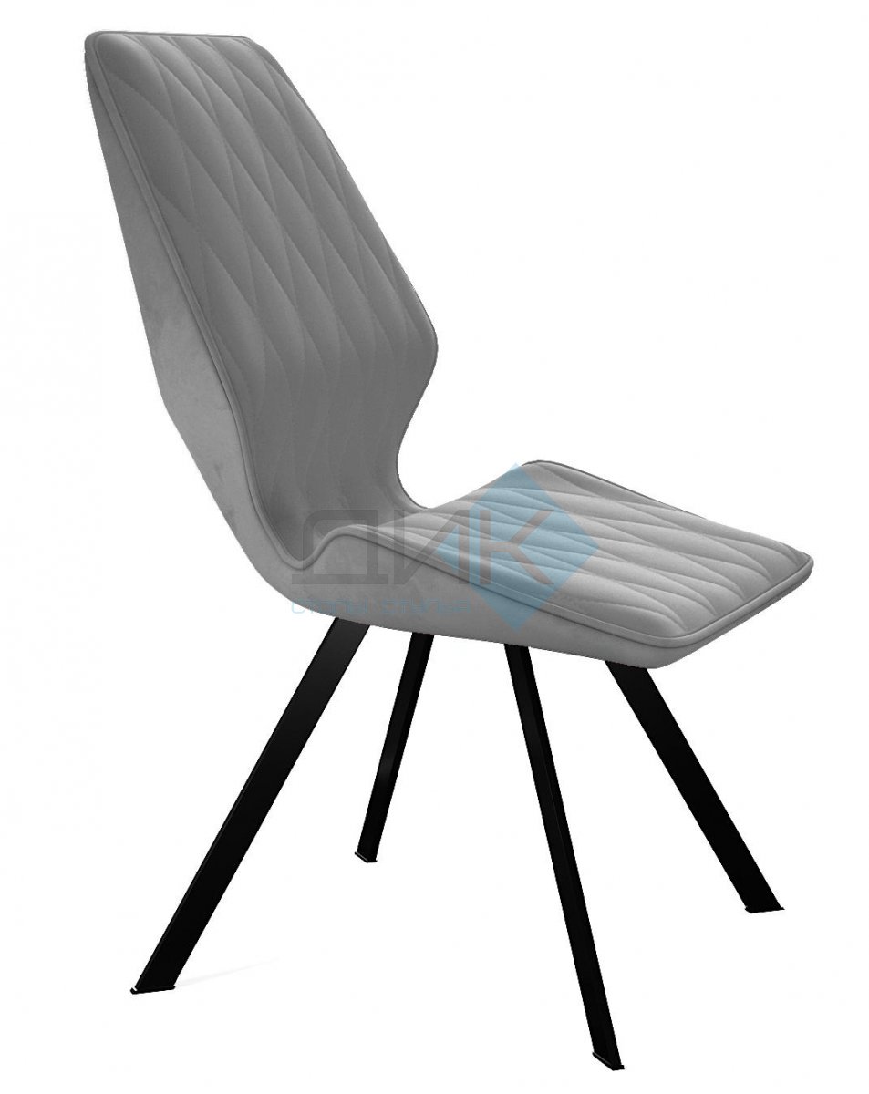 Стул DikLine 243 B22 GREY поворотный/ ножки черные