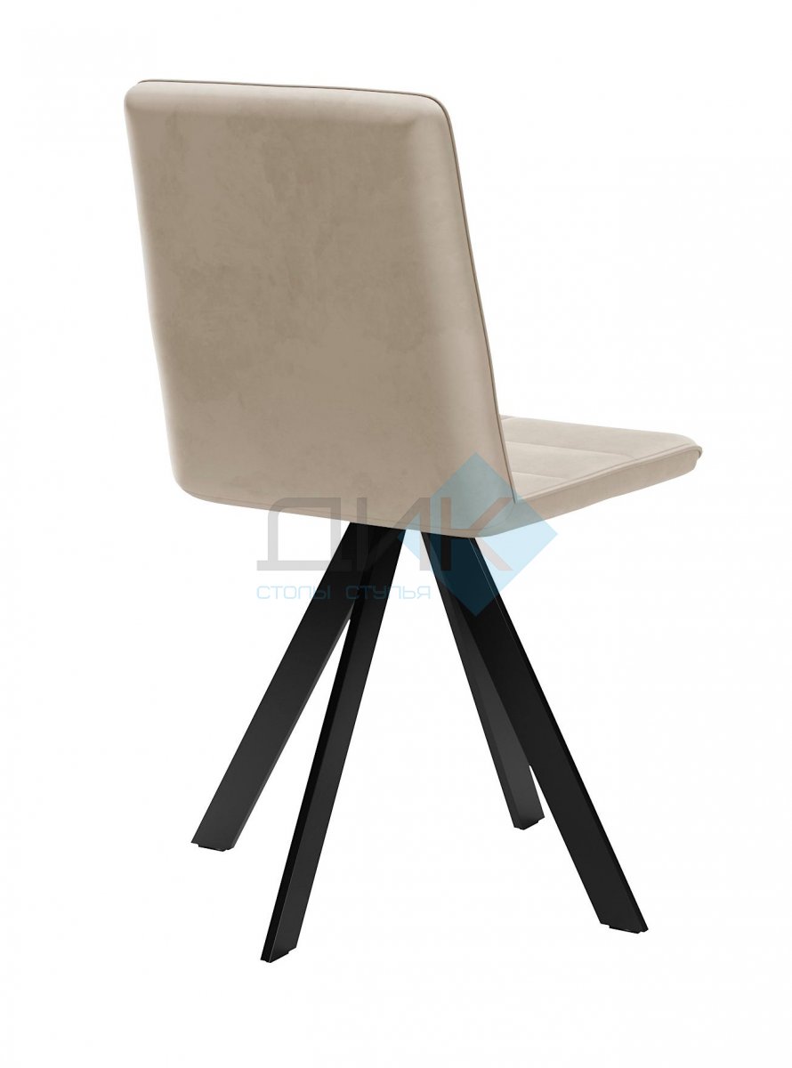 Стул DikLine 230 поворотный B03 BEIGE, ножки черные