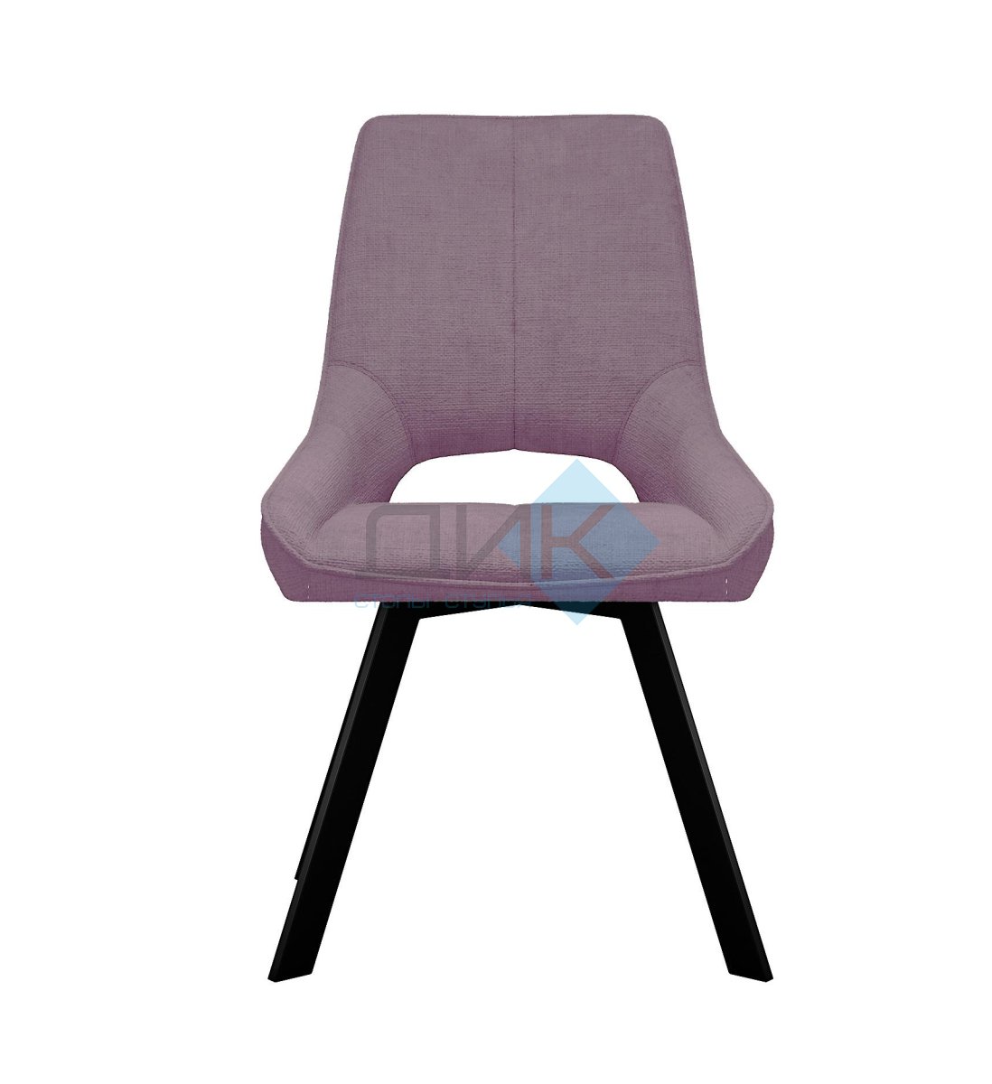 Стул DikLine 268 LA65 лаванда, ножки черные