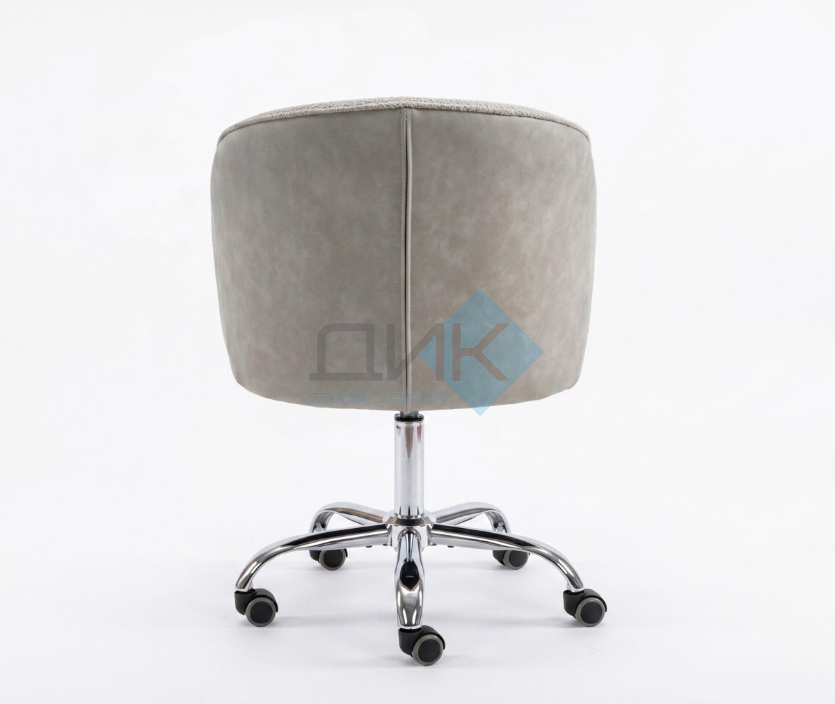 Кресло DikLine KD250, BL02/кожзам BUFF02 бежевый