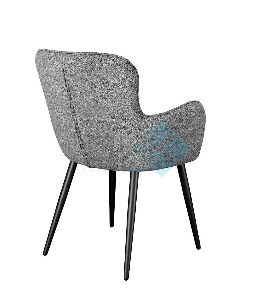 Стул DikLine 503 поворотный NS10 GREY, ножки черные