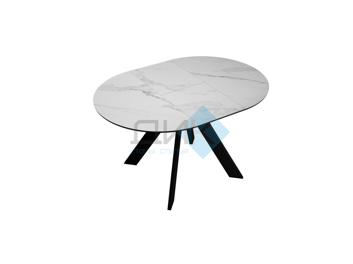 Обеденная зона: Стол DikLine SKC100 + стулья Dikline 333 (4 шт.)