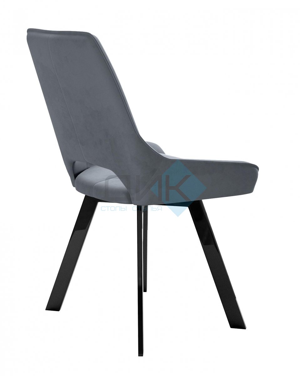 Стул DikLine 268 Z28 серый, ножки черные