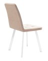 Стул DikLine 207 B03 BEIGE, ножки белые
