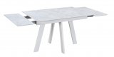 Стол обеденный WINGS Жемчужный Перито/Белый, Белый