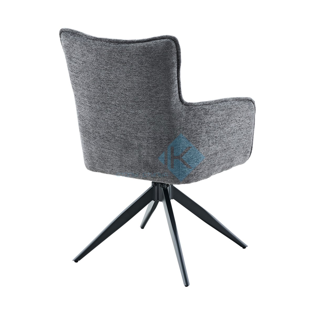 Стул DikLine 6826 т.к Серая Raven 15, опоры черные