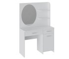 Эвита стол туалетный белый глянец 