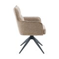 Стул DikLine 6826 т.к Темно-бежевая Raven 34, опоры черные