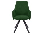 Стул DikLine 293 поворотный BL10 зеленый, ножки черные