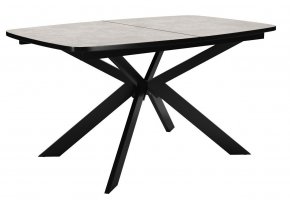 Стол DikLine B140 хромикс белый/ опоры черные