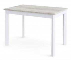 Стол Dikline L110 (710) Сосна касцина (ЛДСП EGGER)/Опоры белый