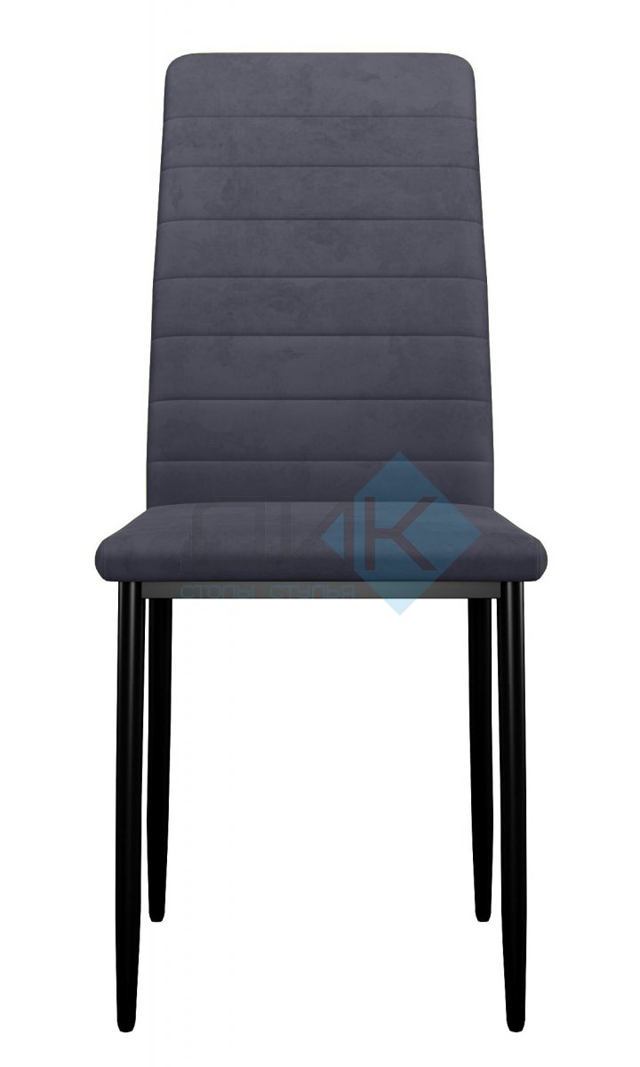 Стул DikLine ТЕКС каркас черный/ B28 ANTRACITE