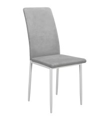 Стул DikLine 272 B22 GREY, ножки белые