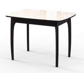 Стол DikLine M40 венге/стекло бежевое optiwhite