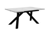 Стол DikLine DX140M Хромикс белый/опоры черные (2 уп.)