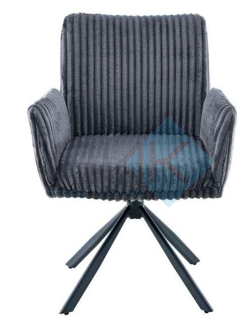 Стул DikLine 6827 т.к Серая Velo 13, опоры черные