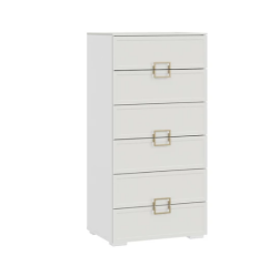 Стелла Комод (Белый холст/белый жемчуг)