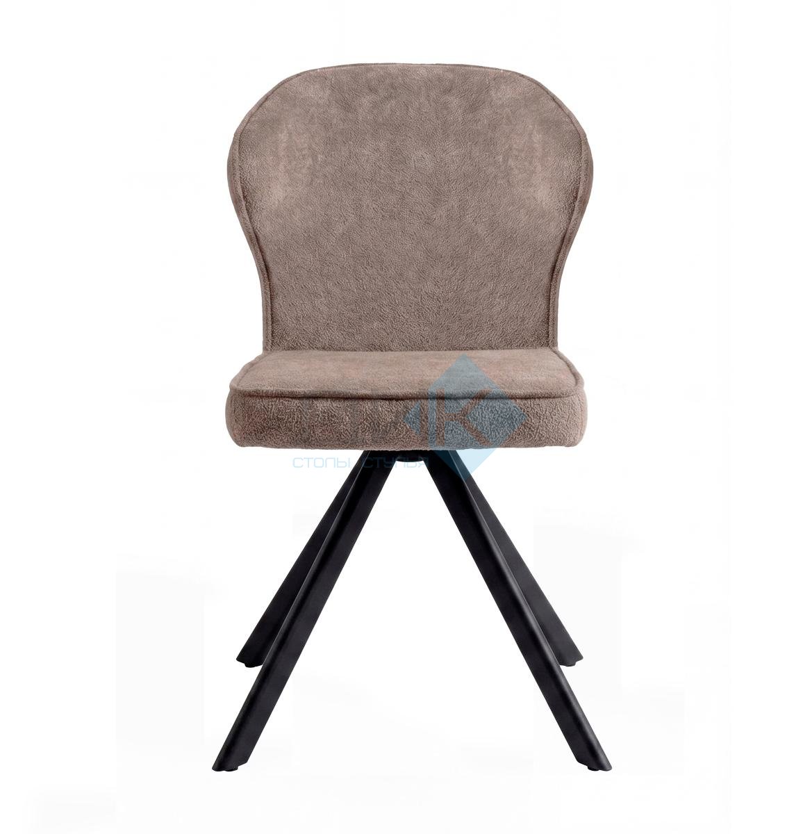 Стул DikLine 238 поворотный BL05 капучино, ножки черные