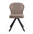Стул DikLine 238 поворотный BL05 капучино, ножки черные